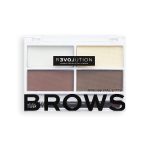 Makeup Revolution Colour Cult Brow Palette Dark (Brown)