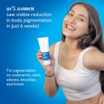 Be Bodywise Pigmentation Cream 100gm | 2.5% Lactic Acid, 2% Urea, Retinol & Kojic Acid | Reduces Tan, Pigmentation & Evens Skin Tone | Treats Dark Patches & Rough Skin on Elbows, Knees, Back of Neck & Thighs | For Daily Use - Image 6