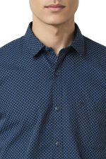 Peter England Men Cotton Slim Fit Casual Summer Half Sleeve Shirt - Image 4