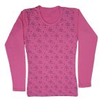 IndiWeaves Girls Cotton Full Sleeve Printed T-Shirts and Cotton Capri 3/4 Pants (Magenta,Maroon,Navy Blue,White,Pink,11-12 Years) Pack of 5 - Image 6