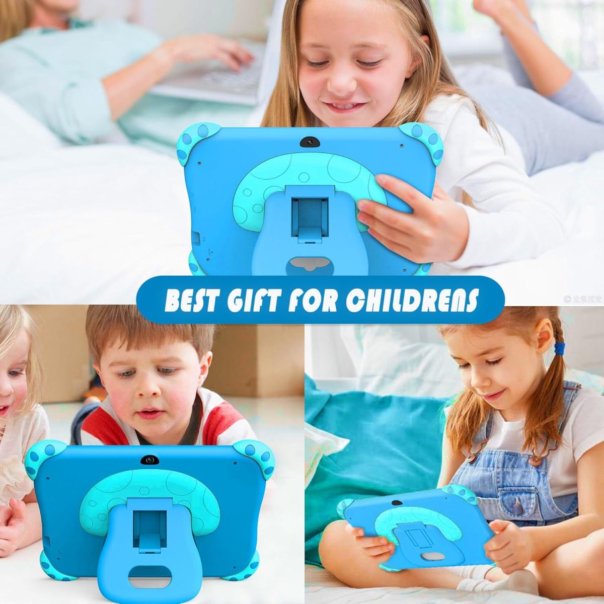 YINOCHE 7 Inch Kids Tablet with Case, WiFi, Android Kids Tablet, 32GB Storage, Dual Camera, Shockproof Case, Parental Control Tablets Compatible with Netflix - Image 8