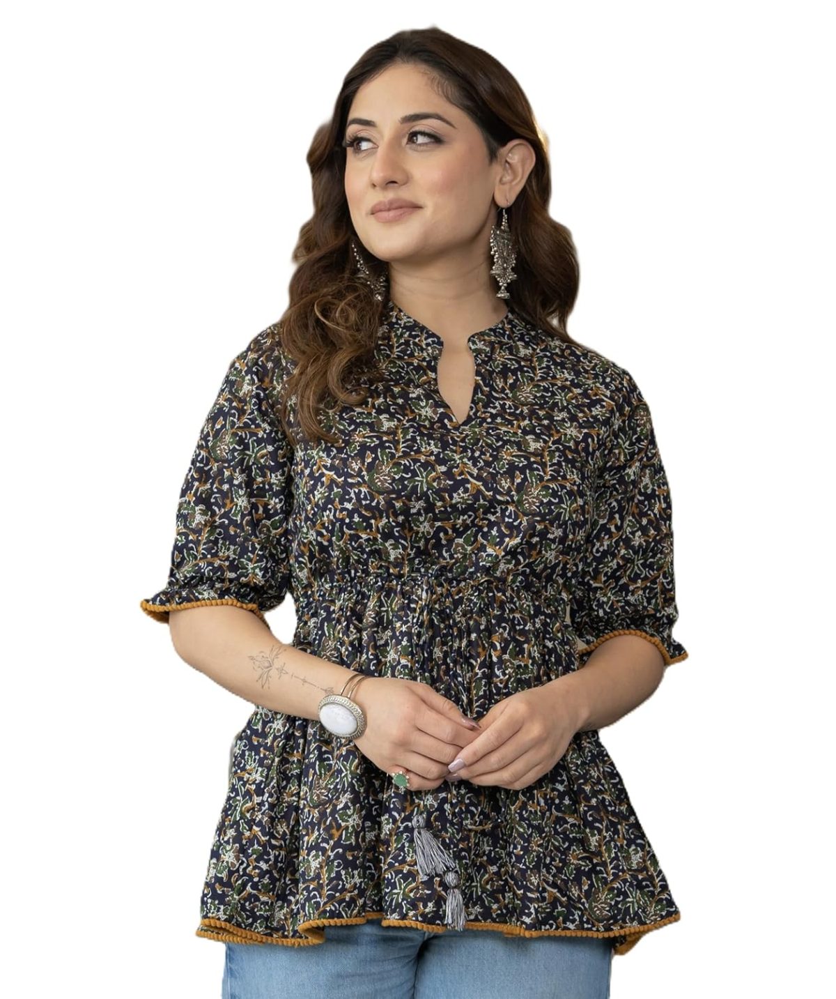 Arayna Women's Cotton Comfort Fit Top