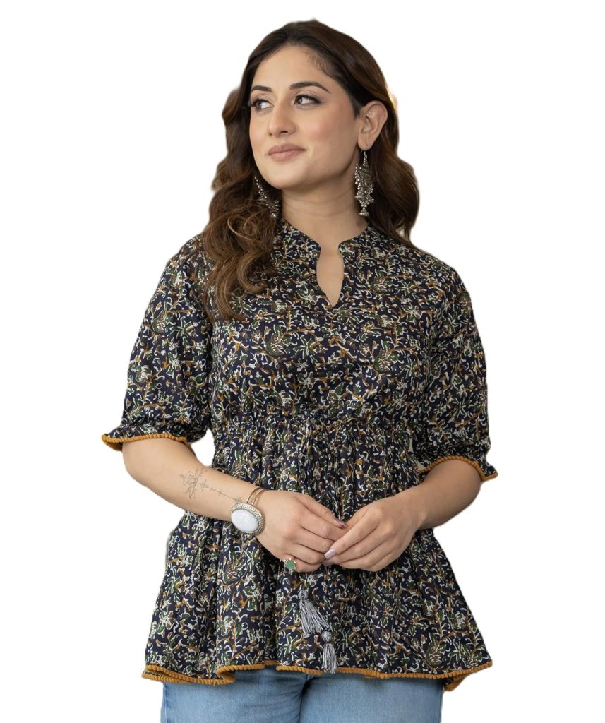 Arayna Women's Cotton Comfort Fit Top