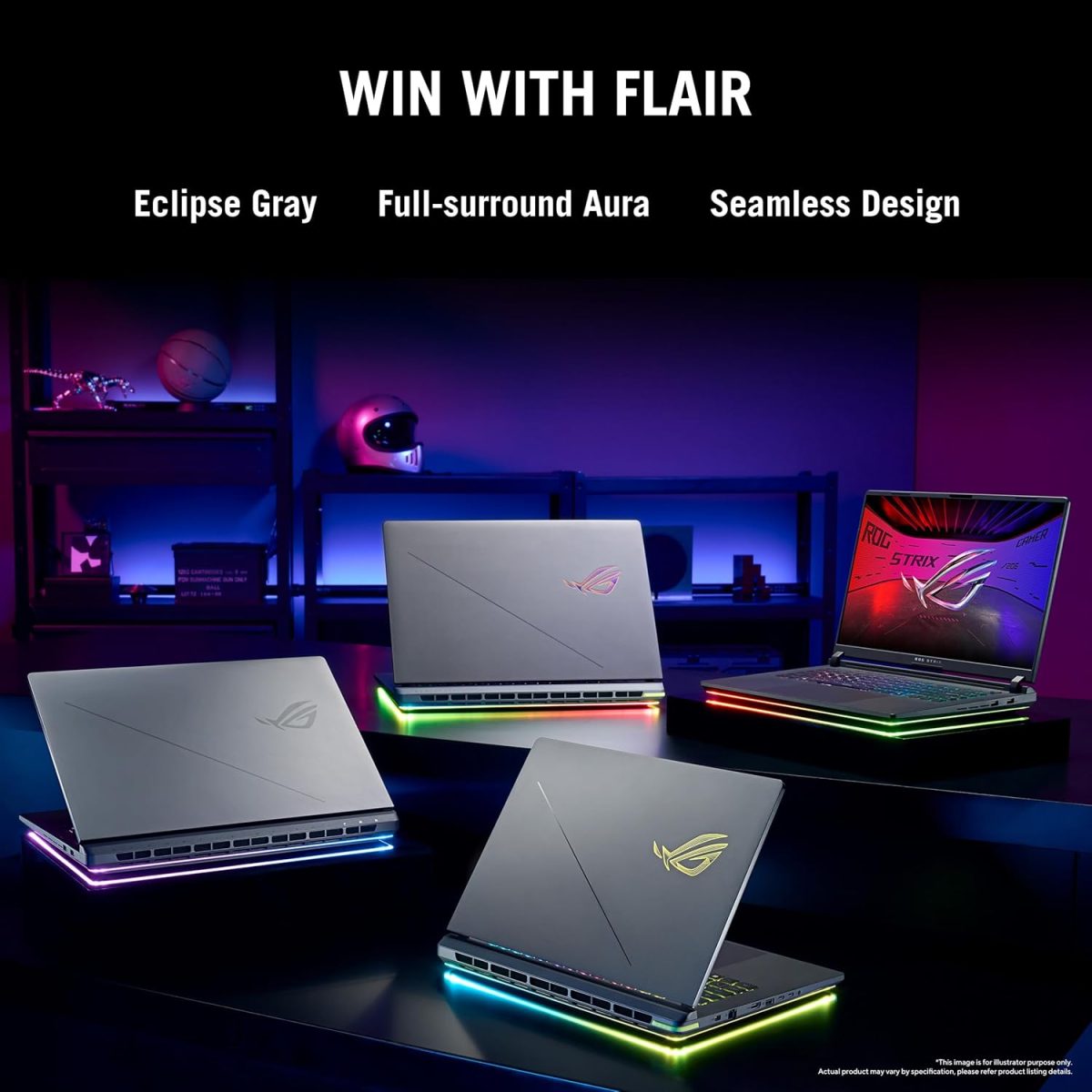 ASUS ROG Strix G16,Intel Core Ultra 9 275HX Gaming Laptop(RTX 5070-12GB/140W TGP/32GB/1TB/2.5K QHD+/16"/240Hz/Windows 11/M365 Basic (1Year)*/Office Home 2024/Eclipse Gray/2.65 Kg) G615LR-S5190WS - Image 9