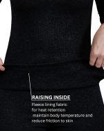 Yuneek Womens Winter Wear 3/4th Sleeve Thermal Set | Top and Lower - Image 3