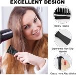 INSIME Detangler hair brush for curly hair comb for Women Men & Kids | Comb for curly wavy hair Pain Free hair detangling brush | Curl brush for hair styling Dry & Wet hair brush | - Image 7