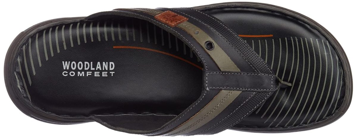 Woodland Men's Leather Slippers - Image 6
