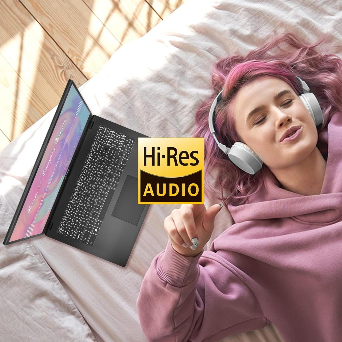 MSI Modern 15 H, Intel 13th Gen i7-13700H, 40CM Thin & Light Laptop(16GB/1TB NVMe SSD/Windows 11 Home/Intel Xe Graphics/Classic Black/1.9Kg), C13M-080IN - Image 9