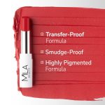 Mila Beauté 24 Hrs Locked In Lips Transfer Proof Lipstick | Enriched With Mango Seed Butter & Hyaluronic Acid | Transfer Proof Formula with Velvety Texture | Smudge Proof & Highly Pigmented | Shade - (Berry Me, 3.2g) - Image 4