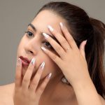 FYORR Shooting Star Glittery Sparkle Long Lasting Enamel Nail Polish 15ML (Light Pink Sparkle) - Image 2