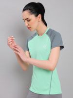 TECHNOSPORT Quickdry Womens Slimfit Roundneck Halfsleeve T-Shirt Odourfree Breathable UV Protection (WTW114_123P) - Image 4