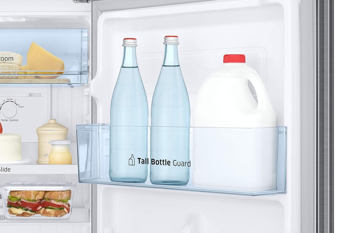 Samsung 236L 2 Star Inverter Frost-Free Double Door Refrigerator Appliance (RT28C3052S8/HL,Elegant Inox) - Image 9