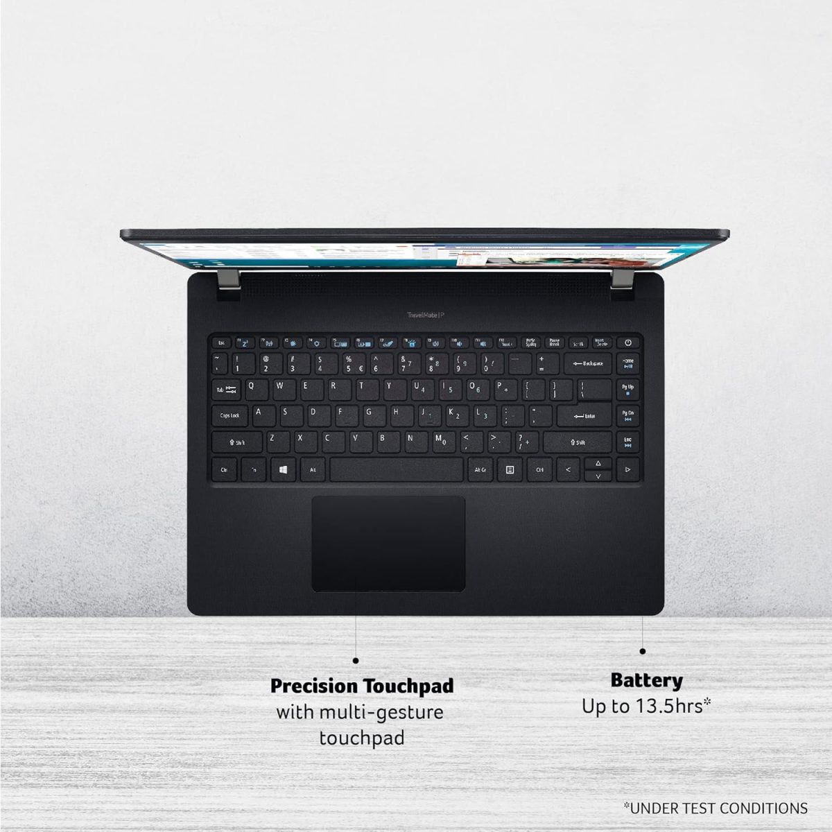 Acer Travelmate Business Laptop Intel Corei3 1115G5 Processor (8GB DDR4/ 512GB SSD/Intel Iris Xe Graphics/Windows 11 Home/MS Office) TMP214-53 with 35.56 cm (14.0") Full HD Display - Image 4