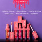 Hilary Rhoda Glass Glow Lip Gloss | Nourishing & Hydrating Lip Gloss | Sheer Coverage | High Shine | Juicy & Plump Lips | Glides on Smoothly | 5ml (Plumalicious - Shade 05) - Image 4
