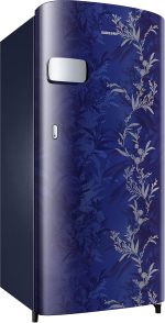 Samsung 184L 1 Star Digital Inverter Direct-Cool Single Door Refrigerator Appliance(RR19C2YCZ6U/NL,Mystic Overlay Blue) Base Stand Drawer - Image 3