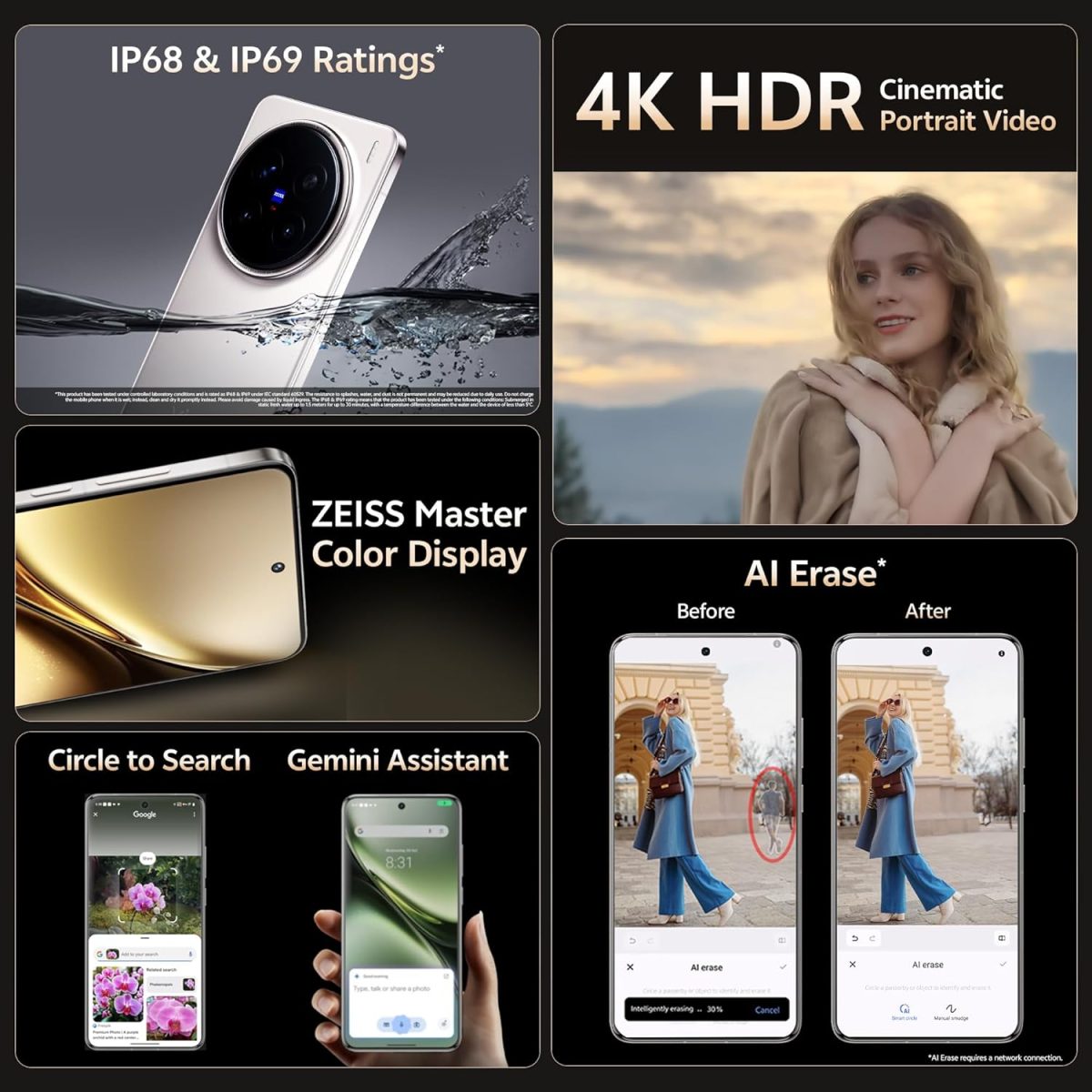 Vivo X200 Pro 5G (Cosmos Black, 16GB RAM, 512GB Storage) with No Cost EMI/Additional Exchange Offers - Image 6