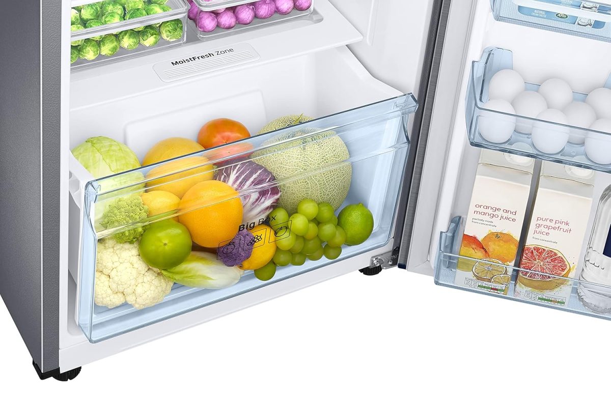 Samsung 256L 2 Star Inverter Frost-Free Convertible 3 In 1 Double Door Refrigerator Appliance (RT30C3732S8/HL,Elegant Inox) - Image 7