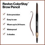 Revlon ColorStay Brow Pencil, Dark Brown - Image 2