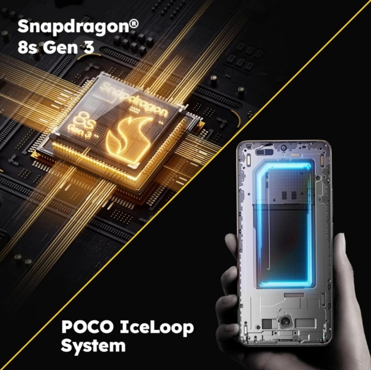 POCO F6 5G Black 8GB RAM 256GB ROM - Image 3