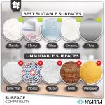 Nyarra Acrylonitrile_Butadiene_Styrene_ABS Soap Holder for Bathroom - Non-Drill Wall Mount Magic Sticker Self Adhesive Soap Stand for Bathroom with Removable Drain Tray - [NR-1335] - Image 5