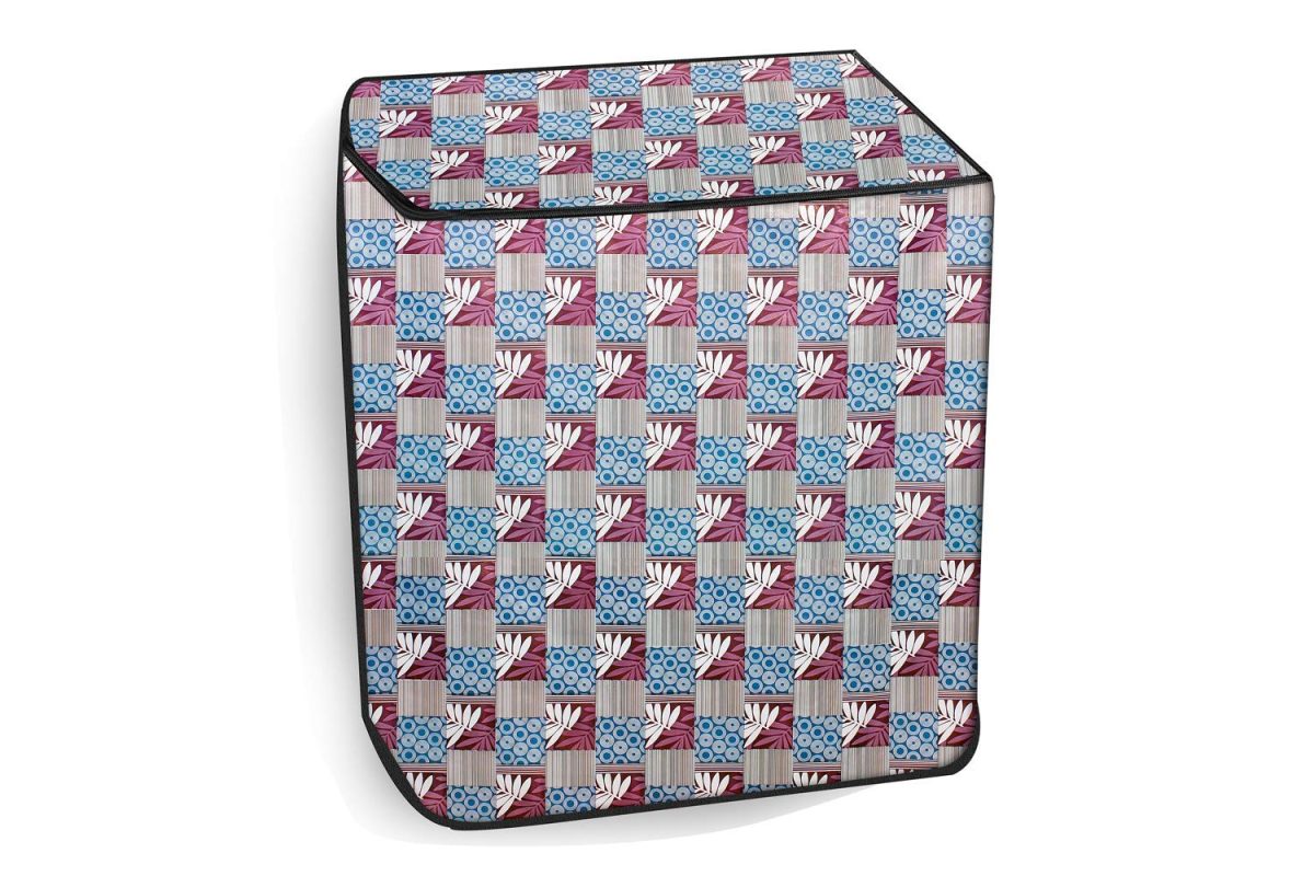 Stylista Washing Machine Cover Compatible for LG 7.5 kg P8537R3SA semi Automatic Printed Pattern - Image 3