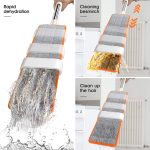 Raggle Flat Microfiber Magic Mop for Floor Cleaning,Home Hands Free Squeeze Mop for Floor, Stainless-Steel Handle and Microfiber Refill - Image 6