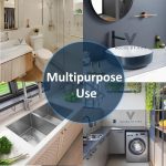 House of VIPA Plastic Bathroom Accessories, Bathroom Rack, Bathroom Shelf Organizer, Wall Mounted Shelf, Bathroom Hardware and Accessories, Storage Racks (2 Shelf and 4 Hooks), Multi - Image 6