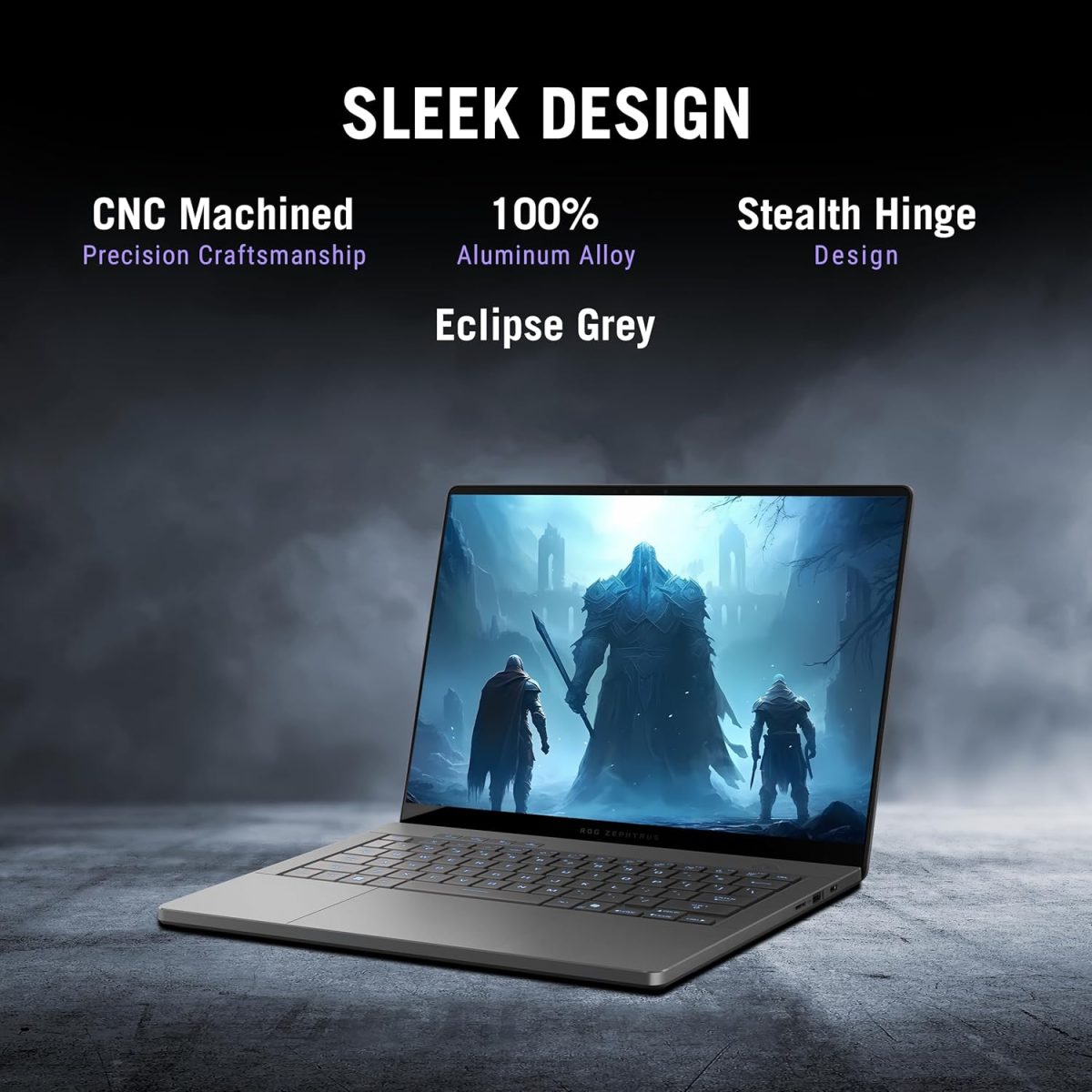 ASUS ROG Zephyrus G14,AMD Ryzen 9 270, Gaming Laptop(RTX 5060-8GB/90W TGP/16GB/1TB/3K OLED/14/120Hz/73WHrs/Windows 11/M365 Basic (1Year)*/Office Home 2024/Eclipse Gray/1.5 Kg) GA403UM-QS007WS - Image 5