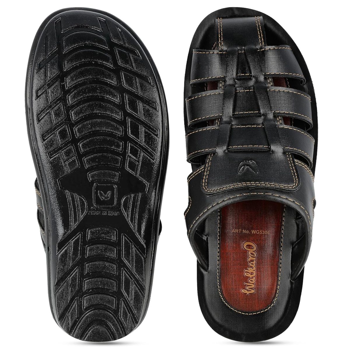 WALKAROO Mens Sandals for dailywear and regular use for Indoor & Outdoor - Image 2
