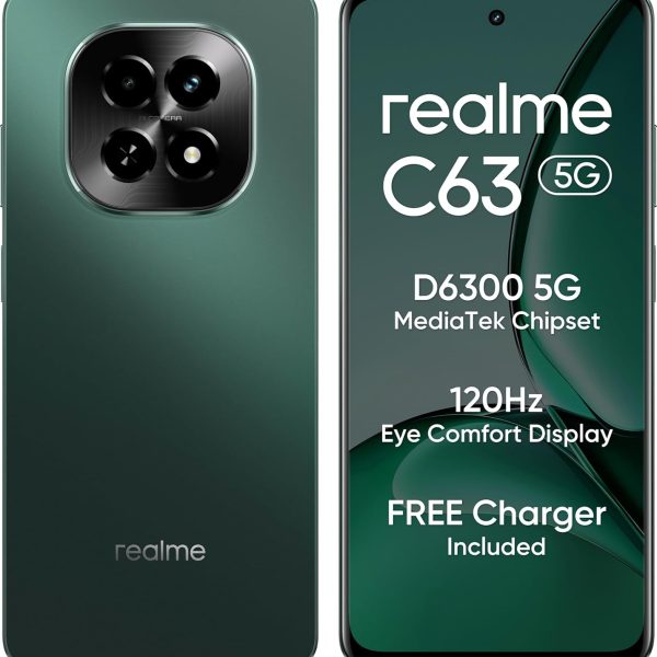 realme C63 5G (Forest Green, 4GB RAM, 128GB Storage)