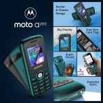 (Refurbished) Motorola All-New A200 Dual Sim keypad Phone (with Voice Feature) | 2 Years Replacement | Long Lasting Battery | Wireless FM | Bluetooth Connectivity | Auto Call Recording (Teal Blue) - Image 7