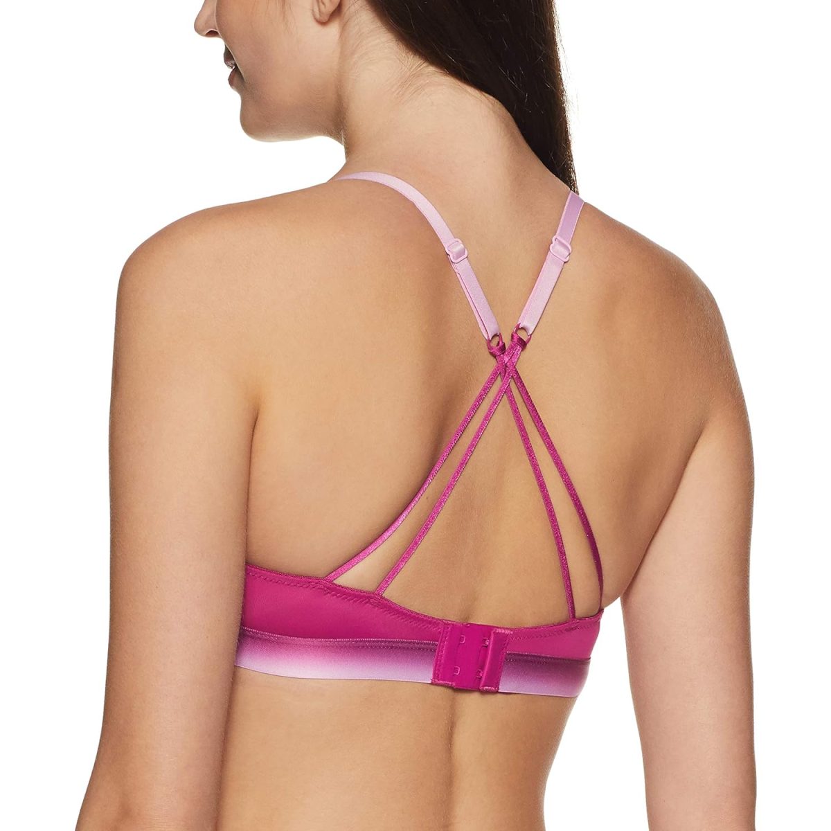 Amante Crossback Padded Underwire Plunge Stretch T-Shirt Bra - Image 2