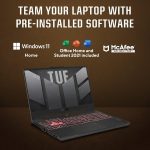 ASUS TUF Gaming A15, 15.6" (39.62Cm) FHD 144Hz, AMD Ryzen 7 8845HS, Gaming Laptop (16GB DDR5/512GB SSD/NVIDIA Geforce RTX 4060 /Windows 11/Office 2021/Mecha Gray/2.20 Kg), FA507UV-LP136WS - Image 11
