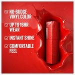 Maybelline New York Superstay Vinyl Ink Glossy Liquid Lipstick, 40 Witty, 4.2 Ml (Pack Of 1) - Image 3