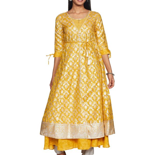 Aurelia Women's Polyester Regular Fit Casual Kurta