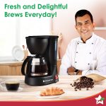 Wonderchef Swift Brew Coffee Machine for Home | 650W | Brew 6 Cups at a Time | Anti-Drip System | Keep Warm Plate | Borosilicate Glass Carafe | Compact Design | 2-Year Warranty - Image 2