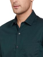 Arrow Men's Solid Full Sleeve Slim Fit Cutaway Collar Cotton Formal Shirt - Image 3