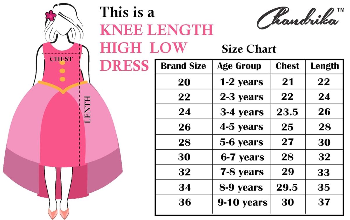 Chandrika Girls midi Knee Length White and Purple Flower Sleeveless Party Dress - Image 4