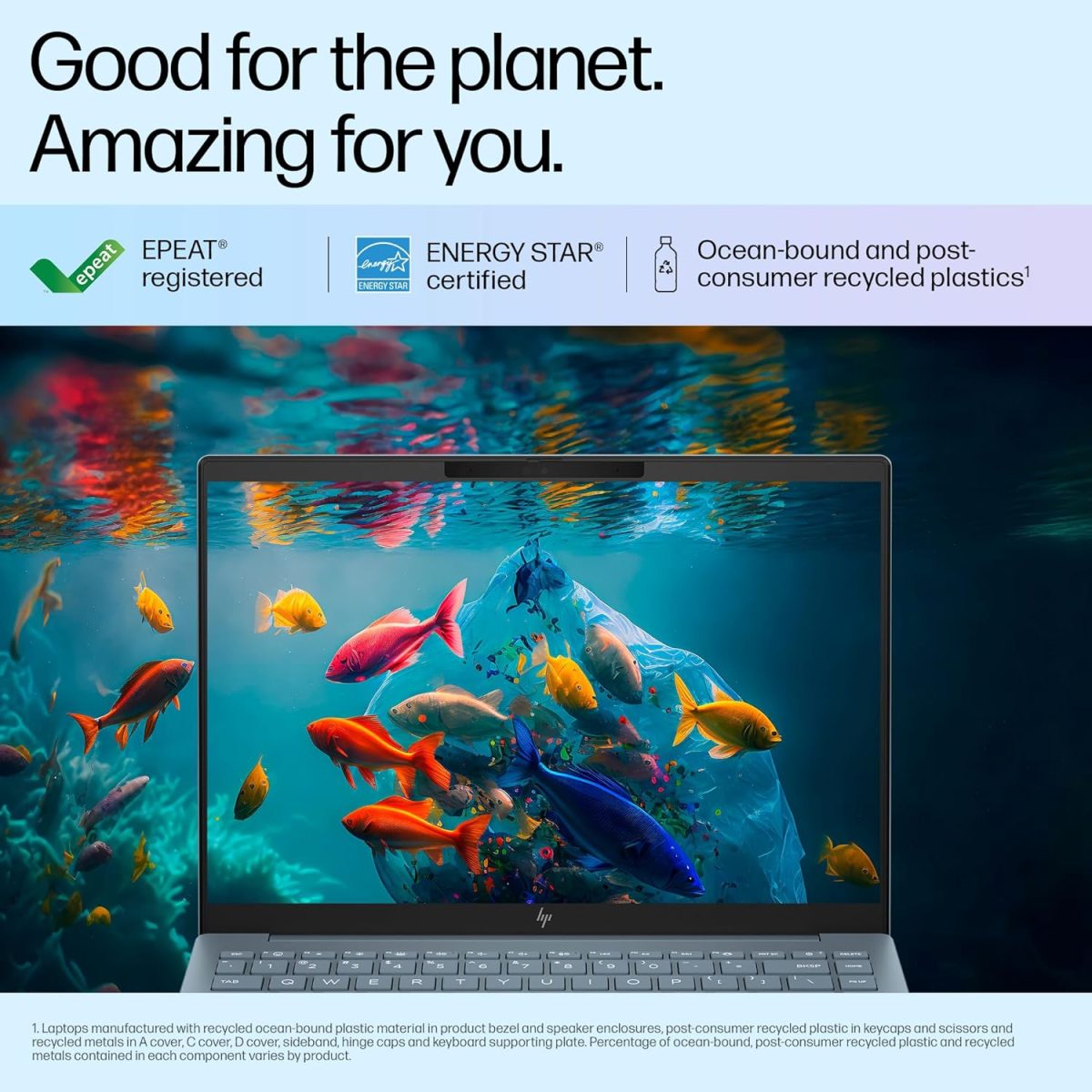 HP Pavilion Plus, 13th Gen Intel Core i5-1335U Laptop, (16GB LPDDR5x,512GB SSD), IPS, 300 nits, 14''(35.6cm) 2K,Win 11, M365 Basic(1yr), Office Home 24, Blue,1.38kg, 5MP Camera w/Shutter,ew0108TU - Image 13