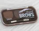 CS 3in-1 eyebrow powder palette,black,brown,dark brown eyebrow powder with application brush (SHADE B) - Image 6