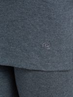 Jockey Women's Cotton Thermal Set (Top & Bottom Both, Charcoal) - Image 4