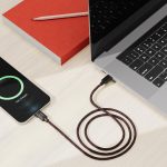 amazon basics Braided Type C to C Cable 60W Fast Charging Cable with 480 Mbps Data Transfer Speed | 1.2m, Tangle Free Cable - Image 2