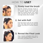 THICK FIBER Root Touch Up & Hairline Powder with Precise Brush for Grey Root Coverage & Thin Hair (Black, 4g) – Water & Sweat Resistant – Hair Loss Concealer for Women, Bald Spots & Hair Fill-In - Image 3
