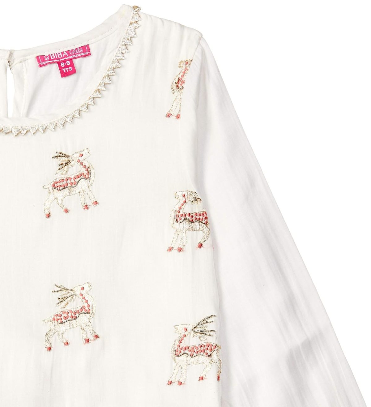 Biba Girls Girl's Polyester Salwar Suit Set - Image 3