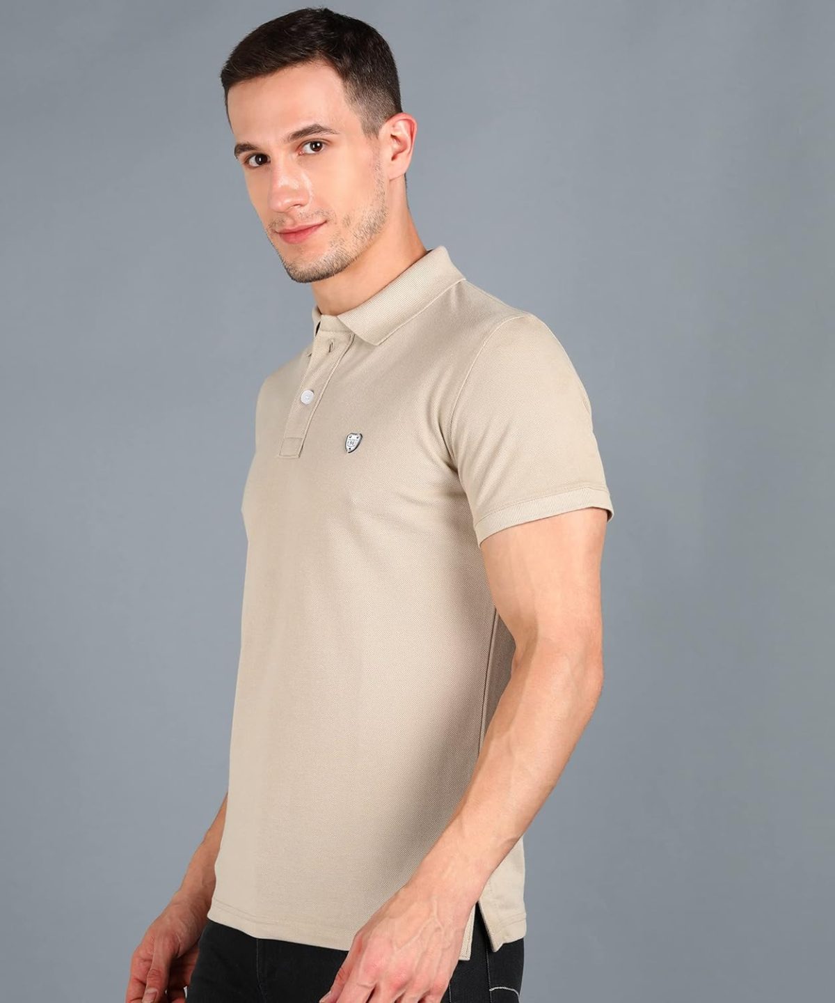 Alan Jones Clothing Men's Cotton Slim Fit Polo T-Shirt - Image 5