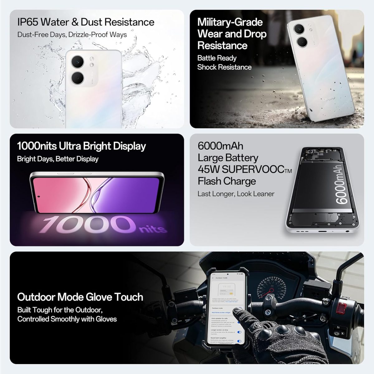 OPPO A5X 5G (Laser White, 4GB RAM, 128GB Storage) - Image 2