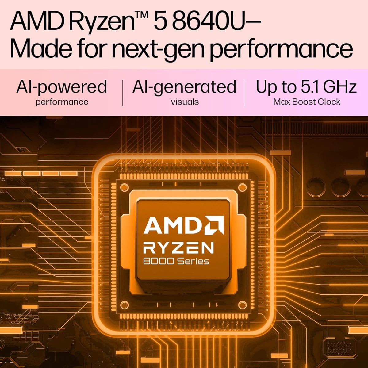 HP Pavilion Aero, AMD Ryzen 5-8640U AI Laptop (16GB RAM, 512GB SSD), WUXGA, 13.3"/33.8cm, Win 11, Office 2021, Silver, 1Kg, AMD Radeon Graphics, Ultra-Light, 5MP Camera, bg0016AU - Image 3