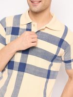 KASMA Men's Cotton Blend Polo Tshirt Has a Short Sleeve & Straight Hem-102KS - Image 4