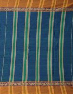 UNNATI SILKS Women Pure Handloom Narayanpet Cotton Saree with blouse piece and Tassels from the Weavers of Andhra Pradesh(UNM33751+Green+free size) - Image 3