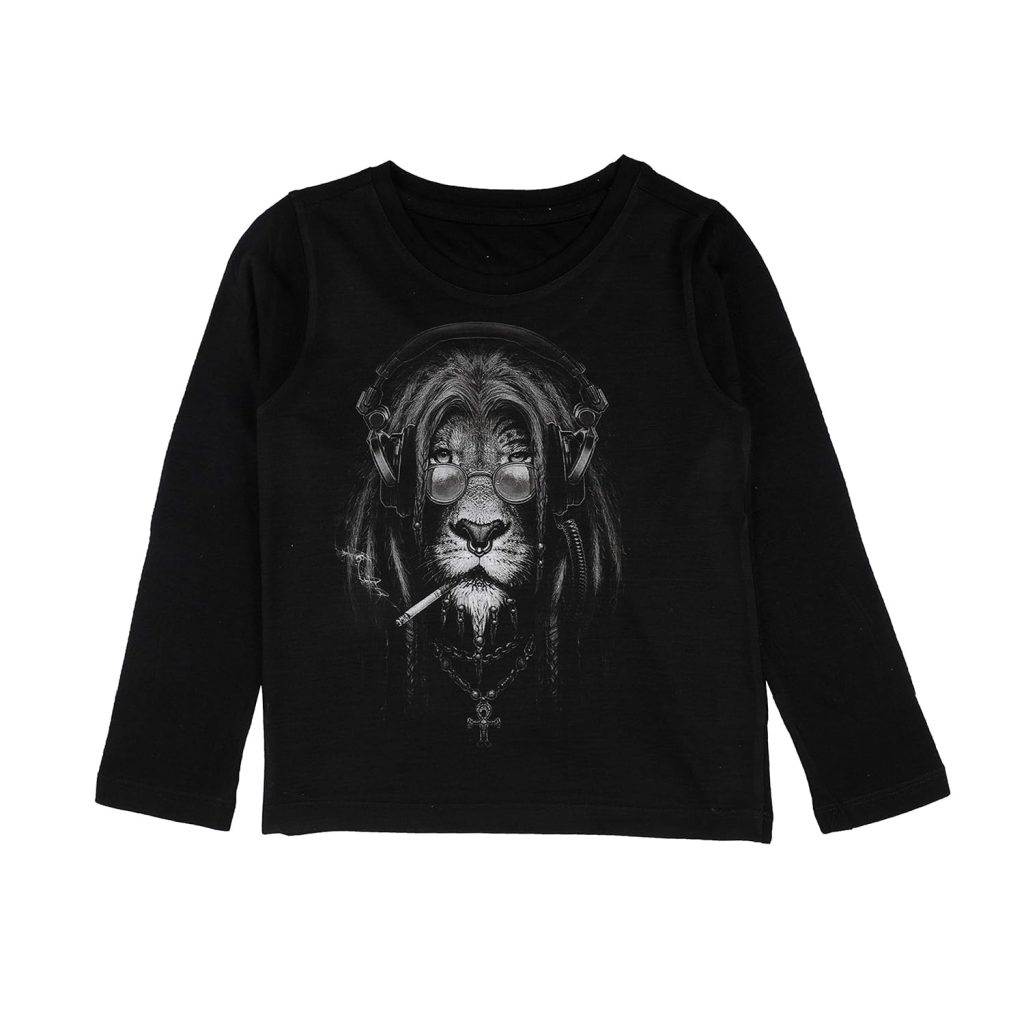 wear your mind Boy's Regular fit Long Sleeve Top